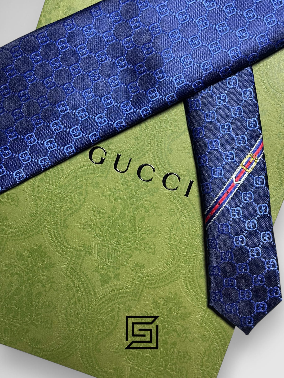 Gucci - Blue Small GG Pattern Italian Style