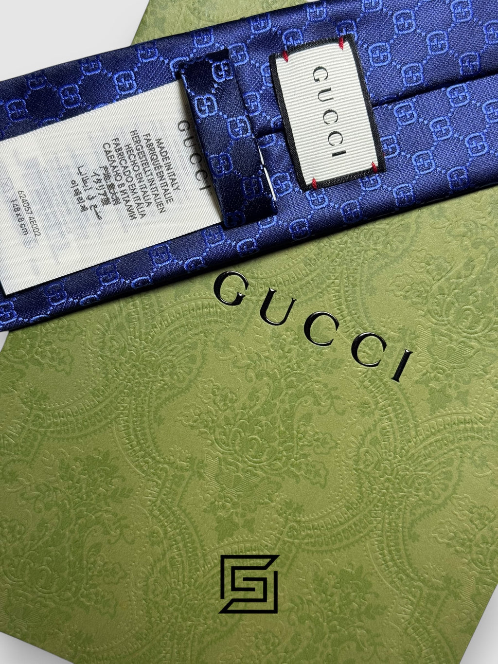 Gucci - Blue Small GG Pattern Italian Style