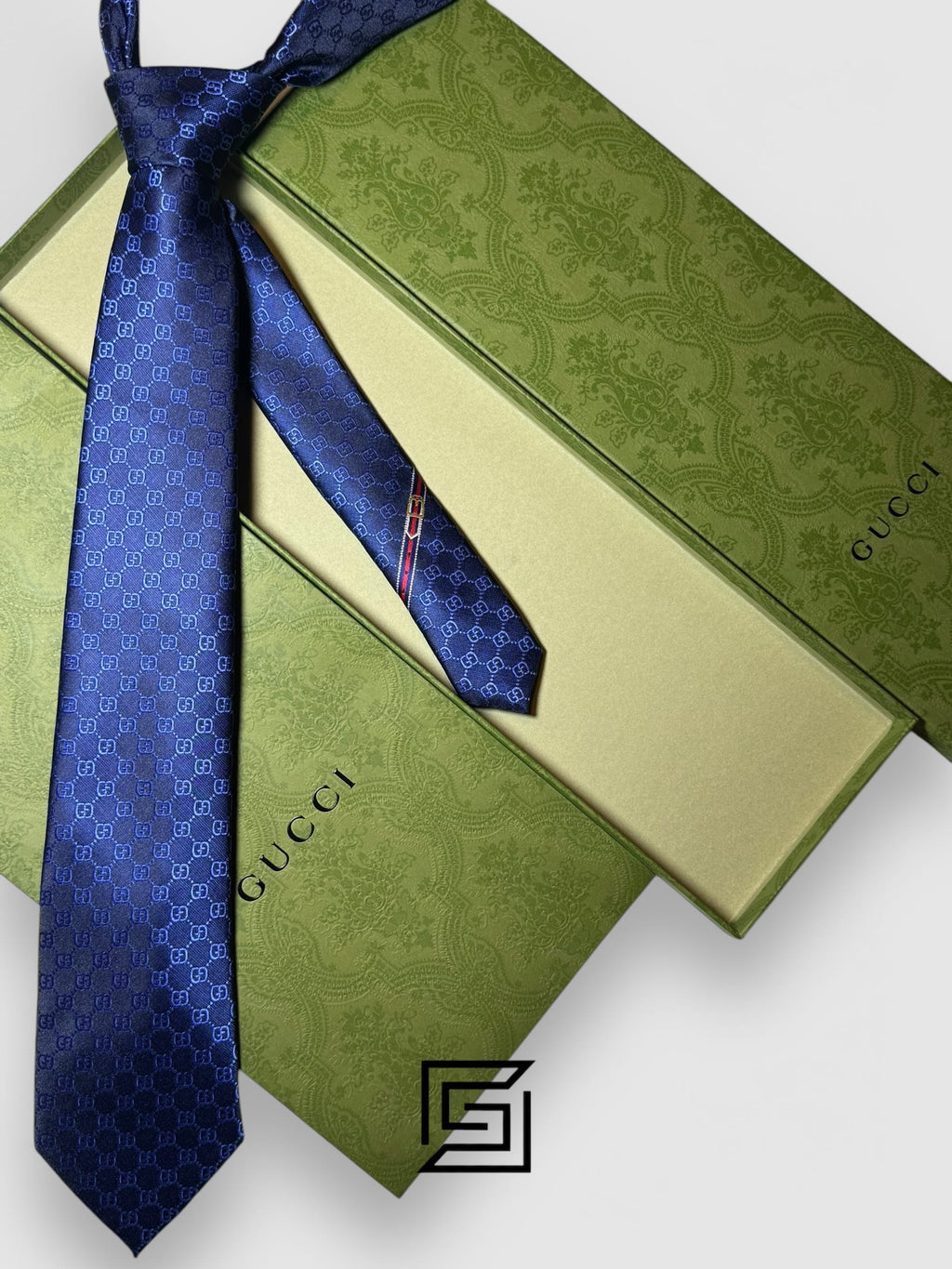 Gucci - Blue Small GG Pattern Italian Style