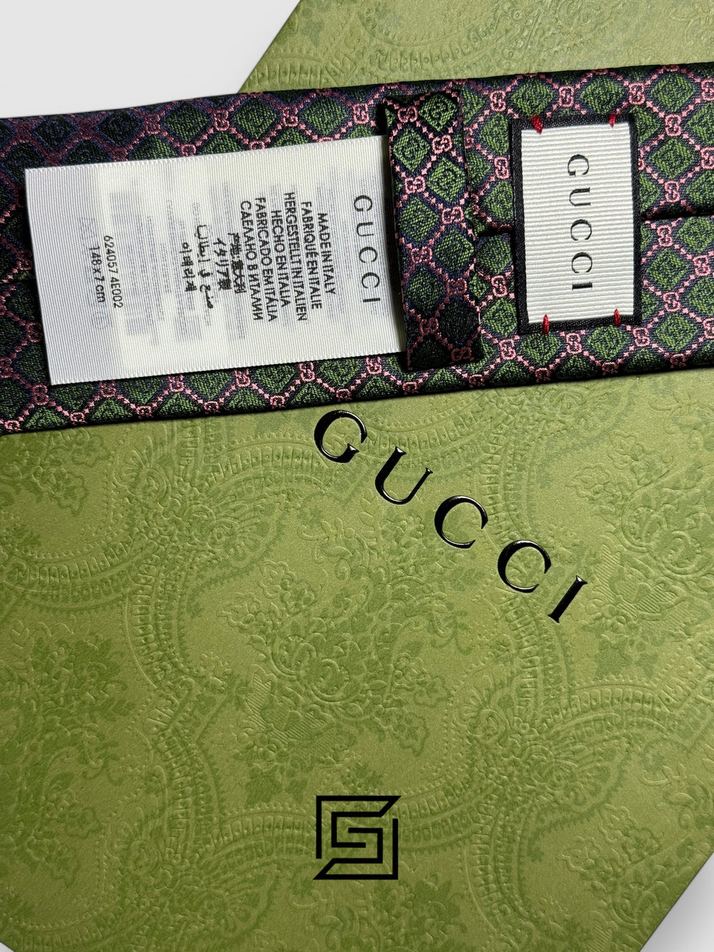 Gucci - Green - Pink Color Small G Pattern Model 2