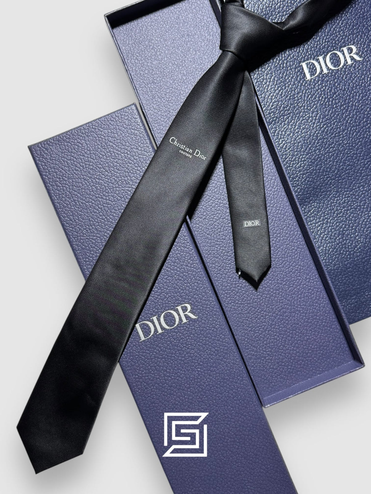Dior - Black Color With CD Couture Logo Italian Style