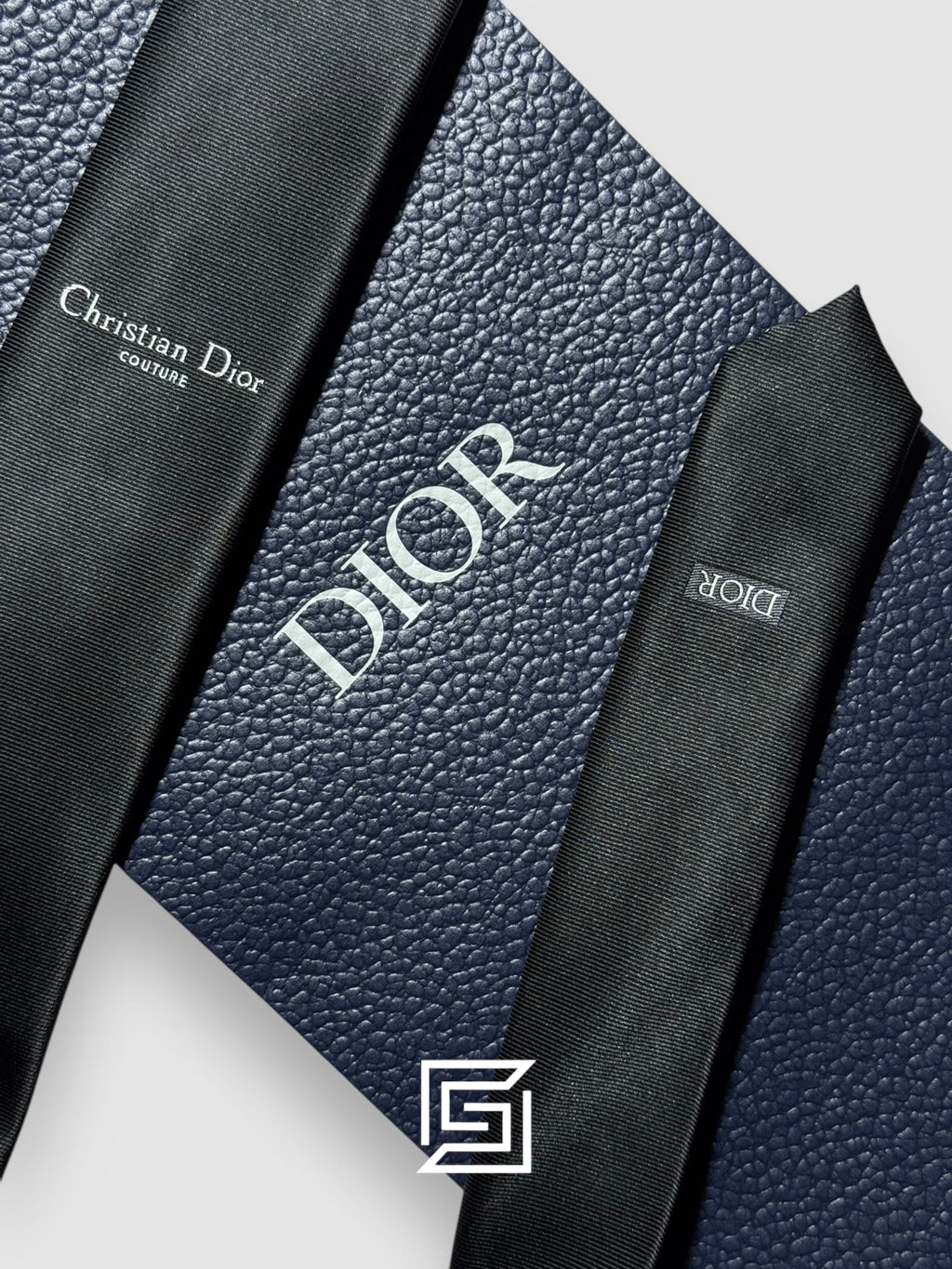 Dior - Black Color With CD Couture Logo Italian Style