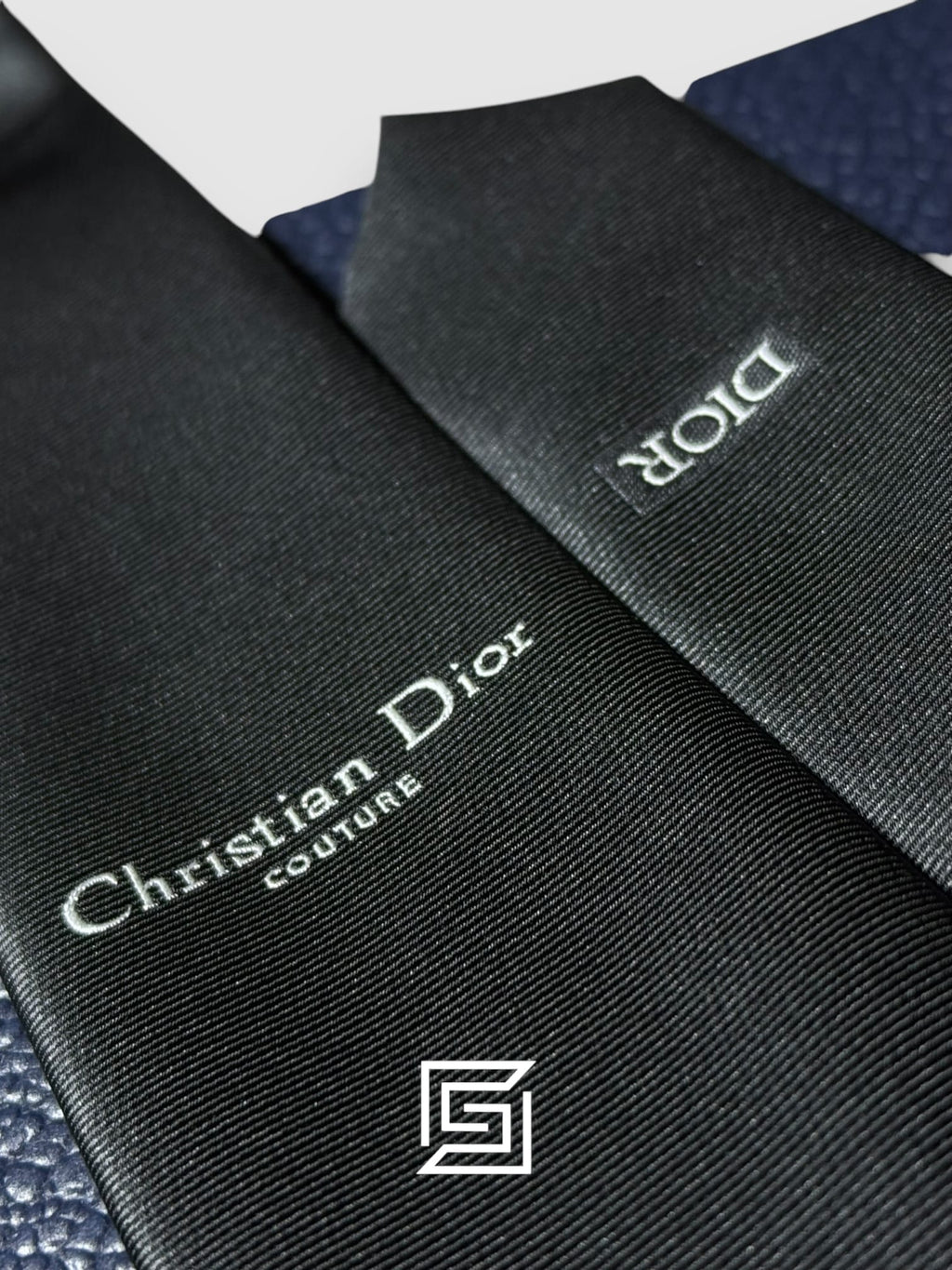 Dior - Black Color With CD Couture Logo Italian Style
