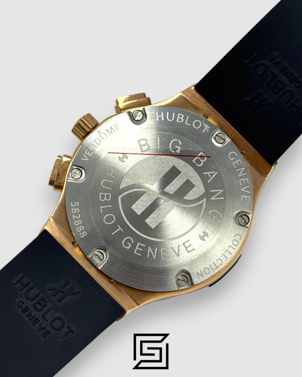 Hublot Big Bang Women – Black Dial, White Diamond Bezel & Rose Gold