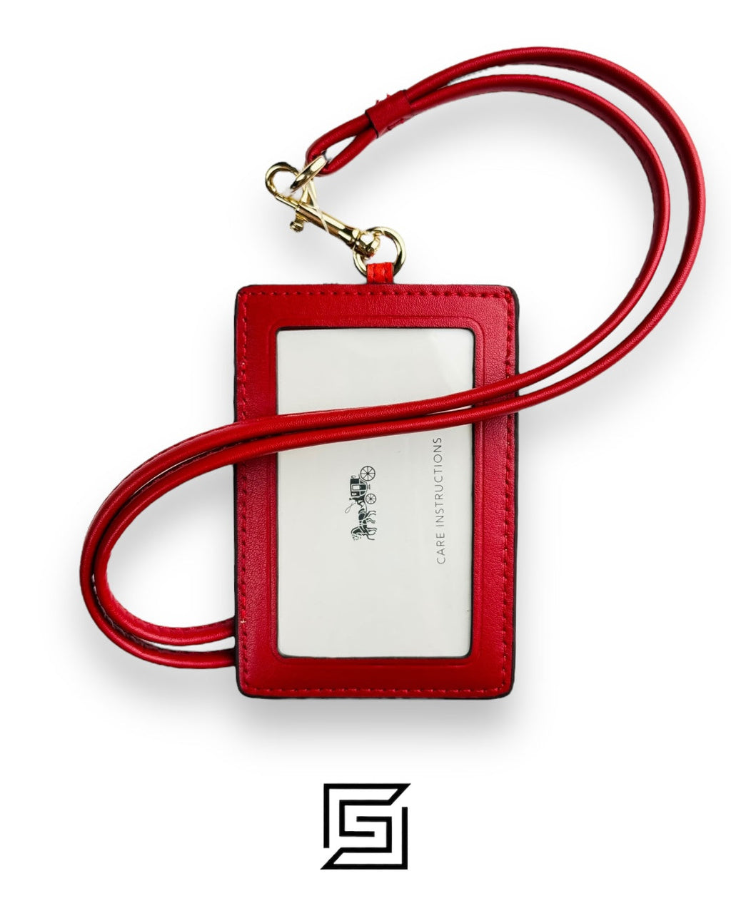 Id Lanyard In Signature Canvas With Cherry Print
