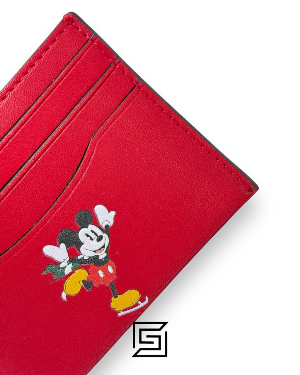 COACH×DISNEY collaboration Mickey Pass Case CM209 Red