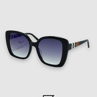 Burberry BE4281 Sunglasses Women - BLACK-BLUE
