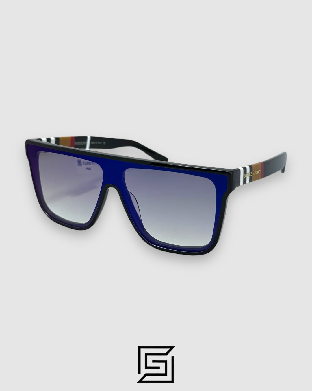 Burberry BE4280 Sunglasses Unisex - BLACK-BLUE