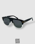 TOMFORD TF777 Sunglasses For Unisex - HALF BLACK -BLACK