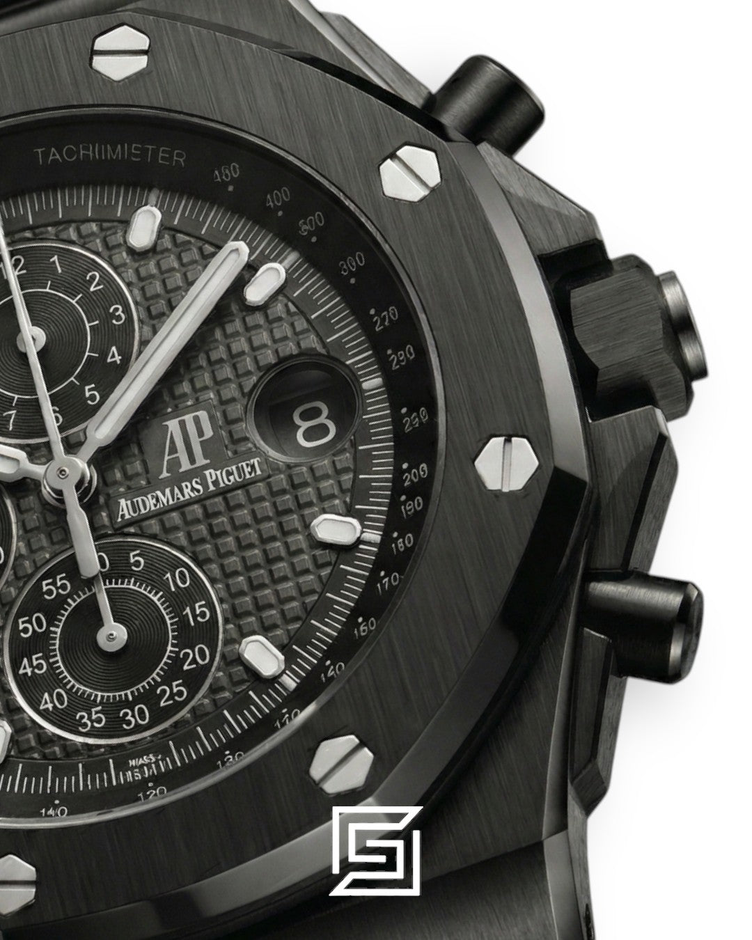 Audemars Piguet Royal Oak Offshore Full Black – Rubber Strap – Quartz
