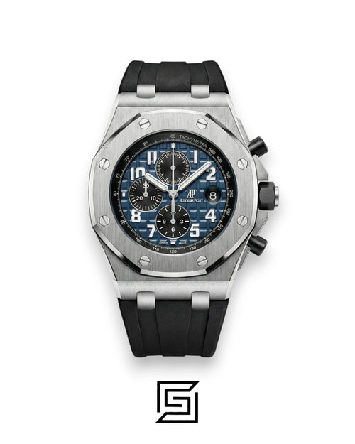 AP Royal Oak Offshore Chronograph Blue Dial Black Counters - 42mm