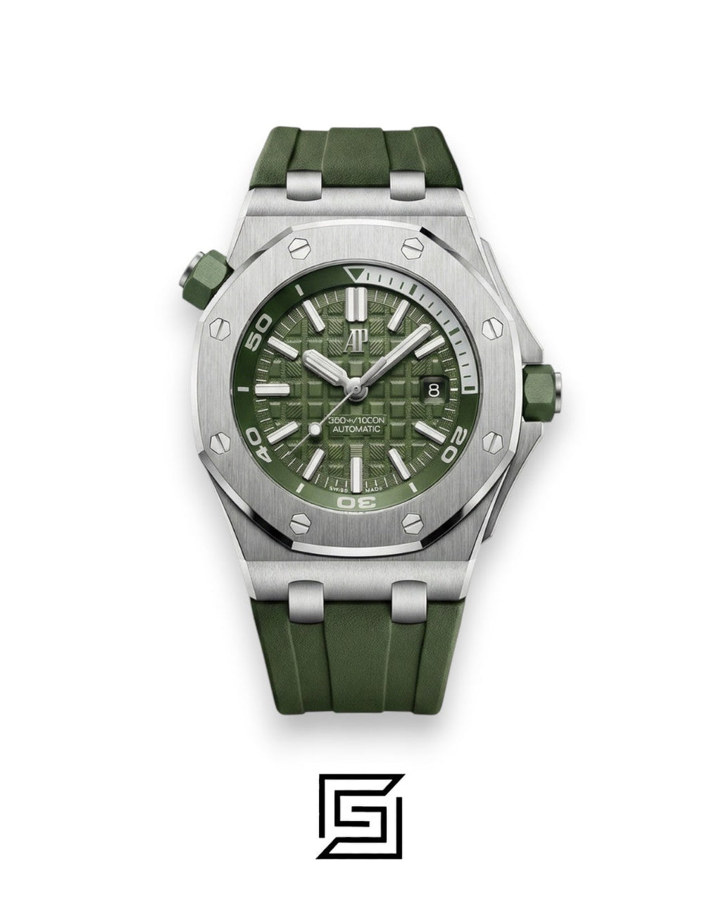 Royal oak offshore WF0851 automatic flat-r/green - green