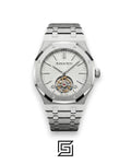 Royal Oak WF0851 Automatic Tourbillon White Dial – Steel Bracelet