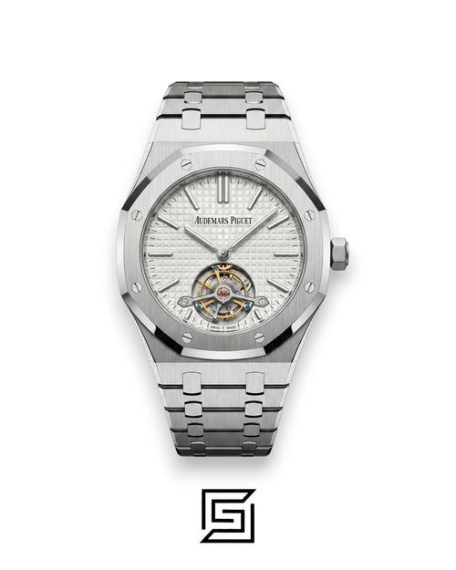 Royal Oak WF0851 Automatic Tourbillon White Dial – Steel Bracelet