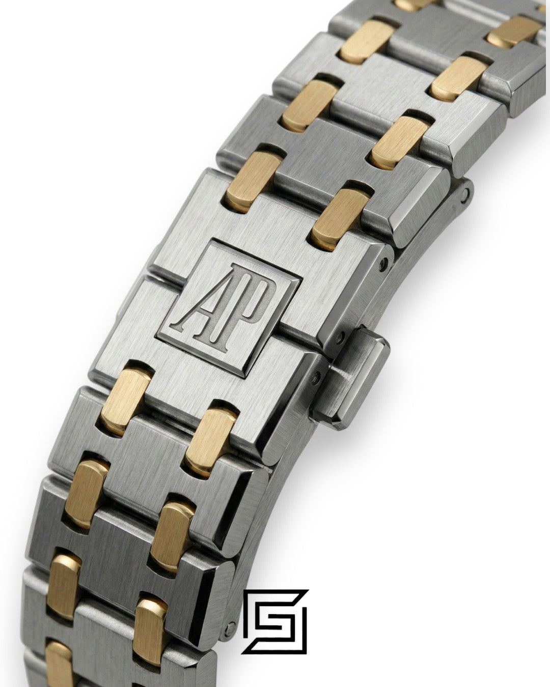 AP Royal Oak Chronograph WF0851 Half Gold White Dial - 41mm