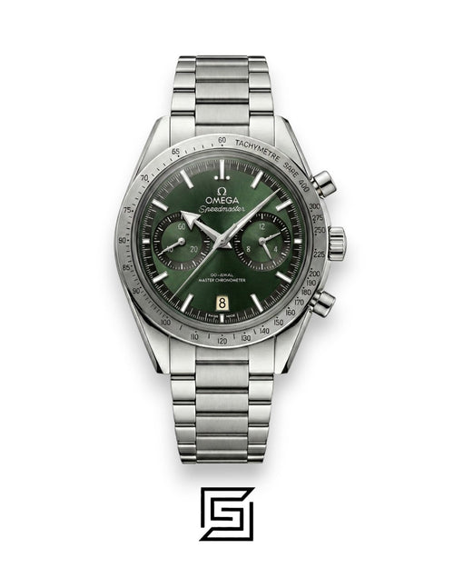 Omega Speedmaster '57 Co-Axial Chronograph – Green Dial & Stainless Steel