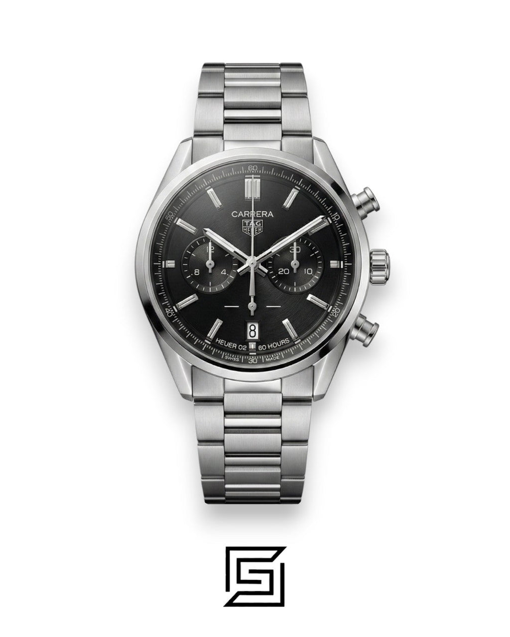 TAG Heuer Carrera Grey Dial Chronograph Stainless Steel Men’s Watch