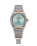 Breitling Chronomat Light Blue Diamond Bezel Two-Tone Ladies’ Watch