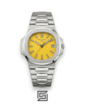 Patek Philippe Nautilus Yellow Dial Stainless Steel Bracelet – Japanese Automatic