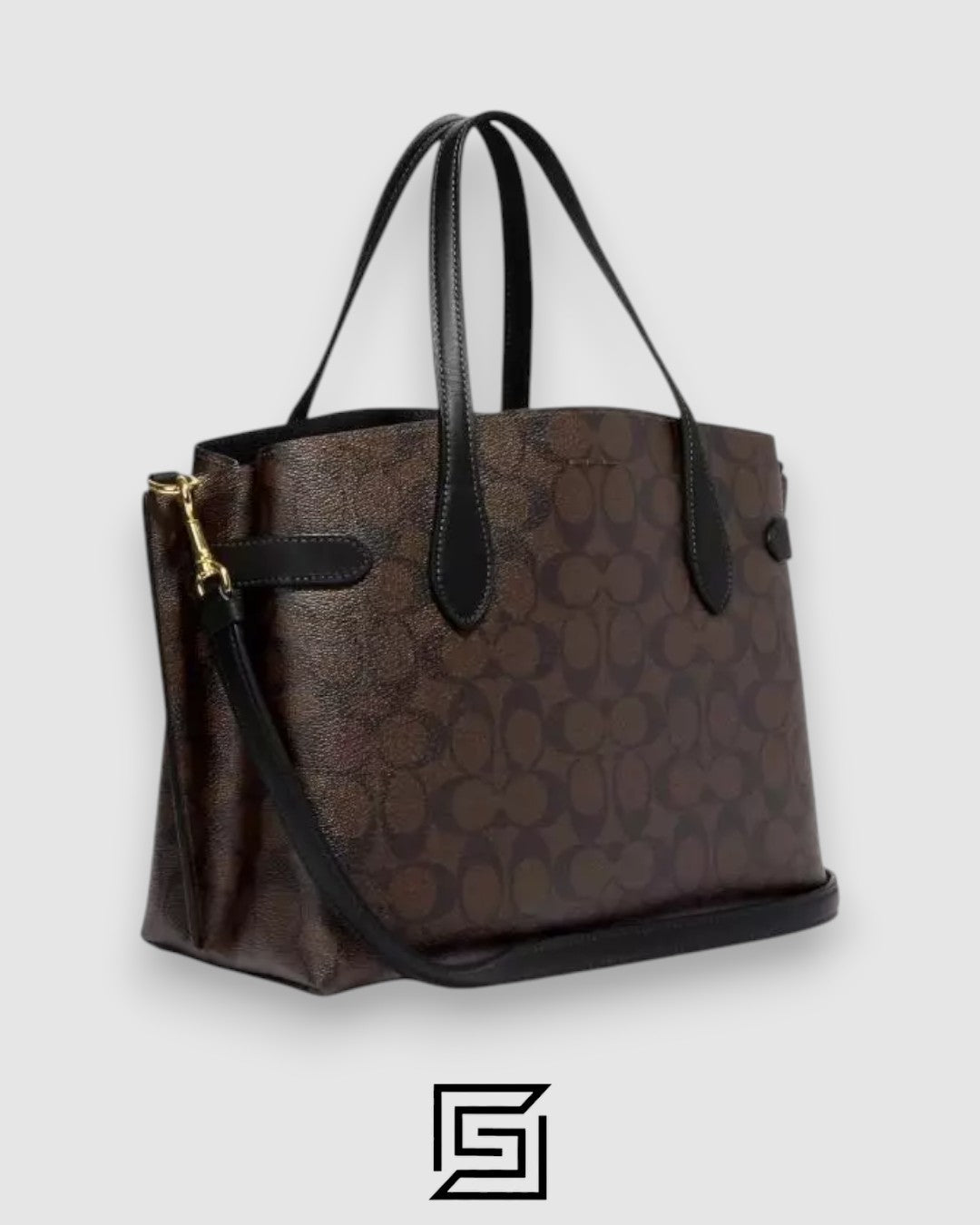Coach Hanna Shoulder Bag In Signature Canvas Brown CH191