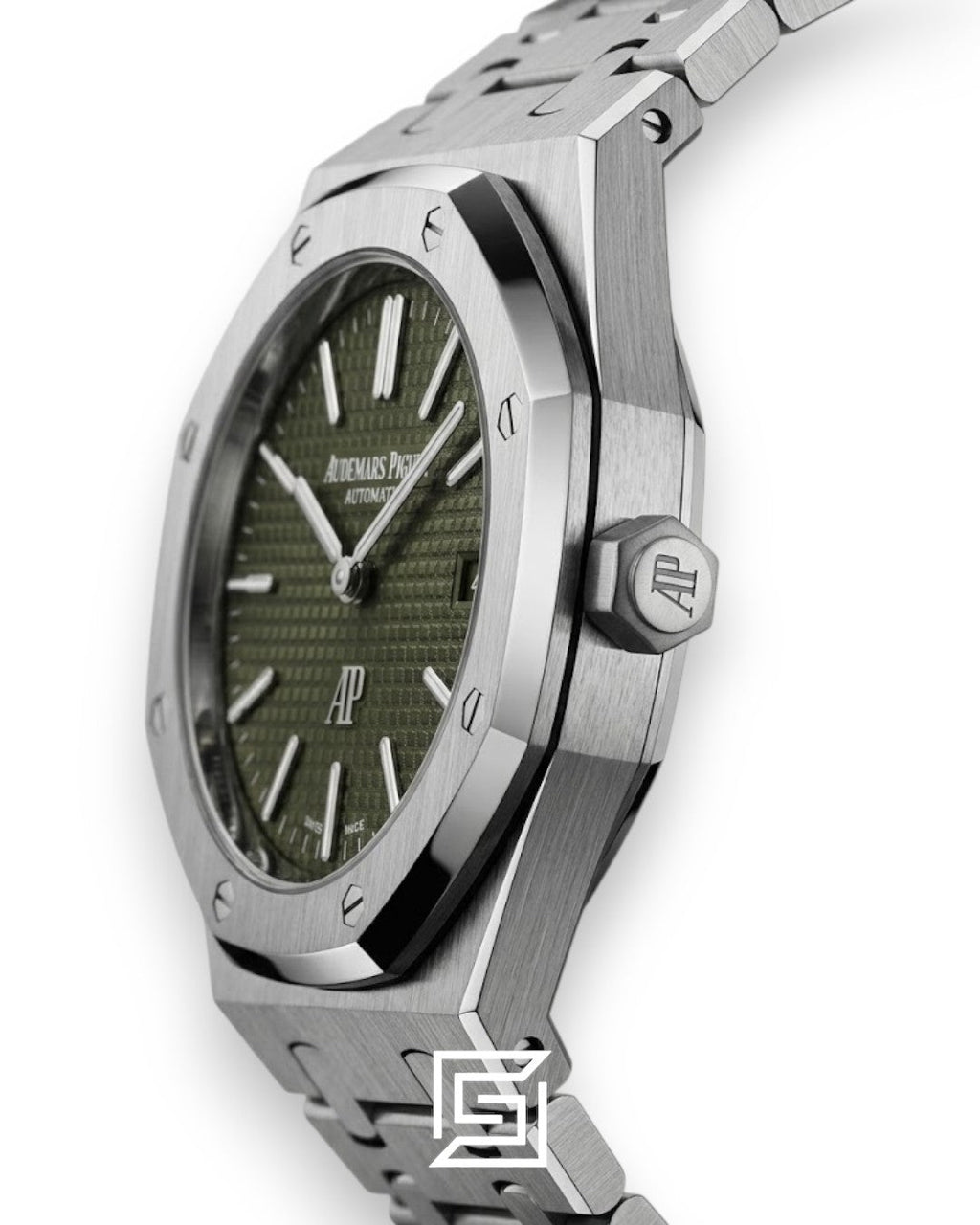 Royal Oak WF0851 Automatic Stainless Steel 316 with DARK Green Flat Tapisserie Dial