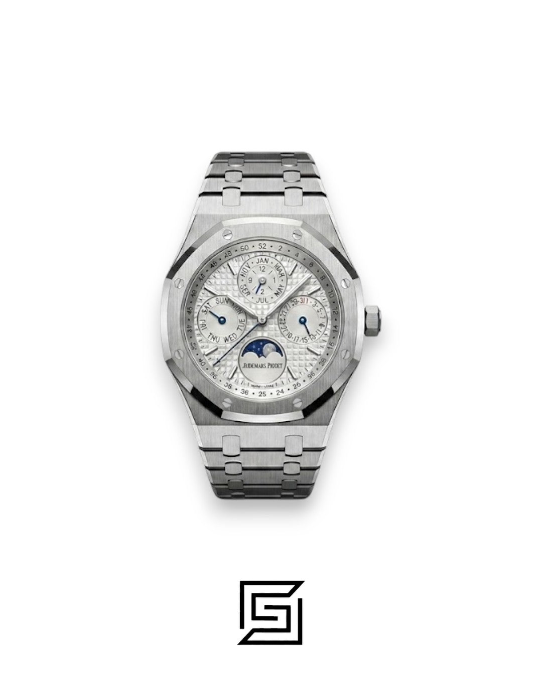 Royal Oak WF0851 Automatic Stainless Steel 316 Perpetual Calendar White Dial