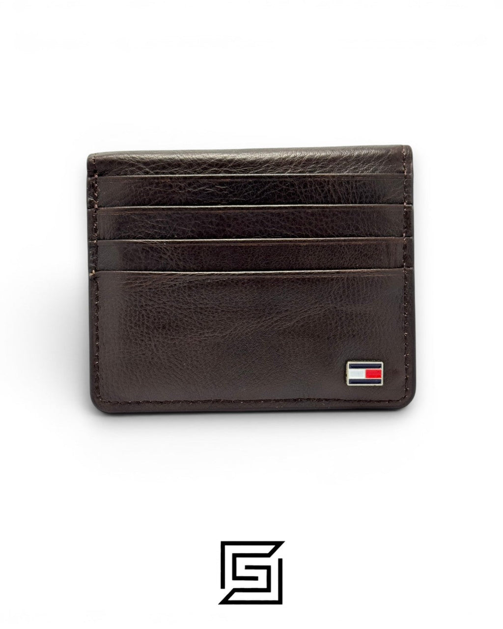 Tommy Hilfiger 3008-1 Pocket Credit Card Magnetic Holder Brown