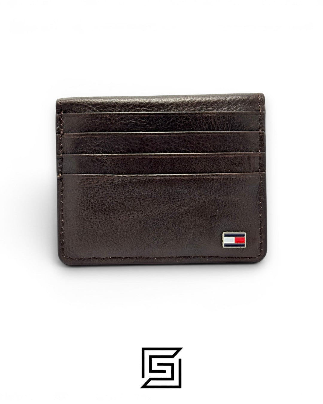 Tommy Hilfiger 3008-1 Pocket Credit Card Magnetic Holder Brown