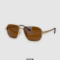 CT0424S - 003 إطار ذهبي عدسات بنية