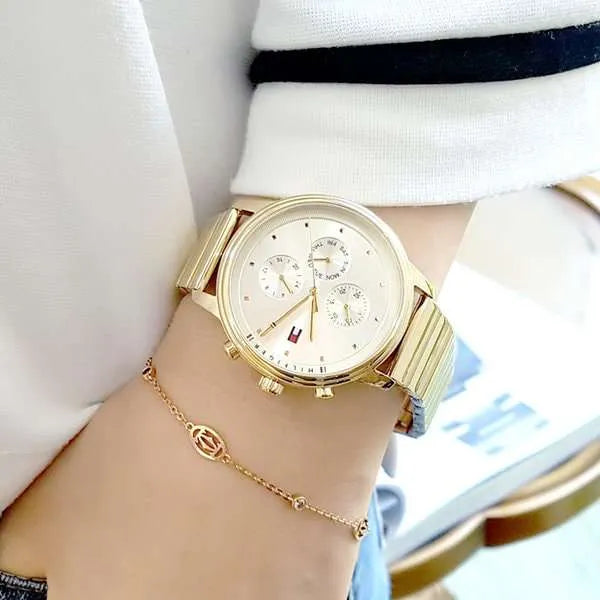 Tommy Hilfiger original-watches Stainless Steel Round Analog Water Resistant Watch for Women - 1781905