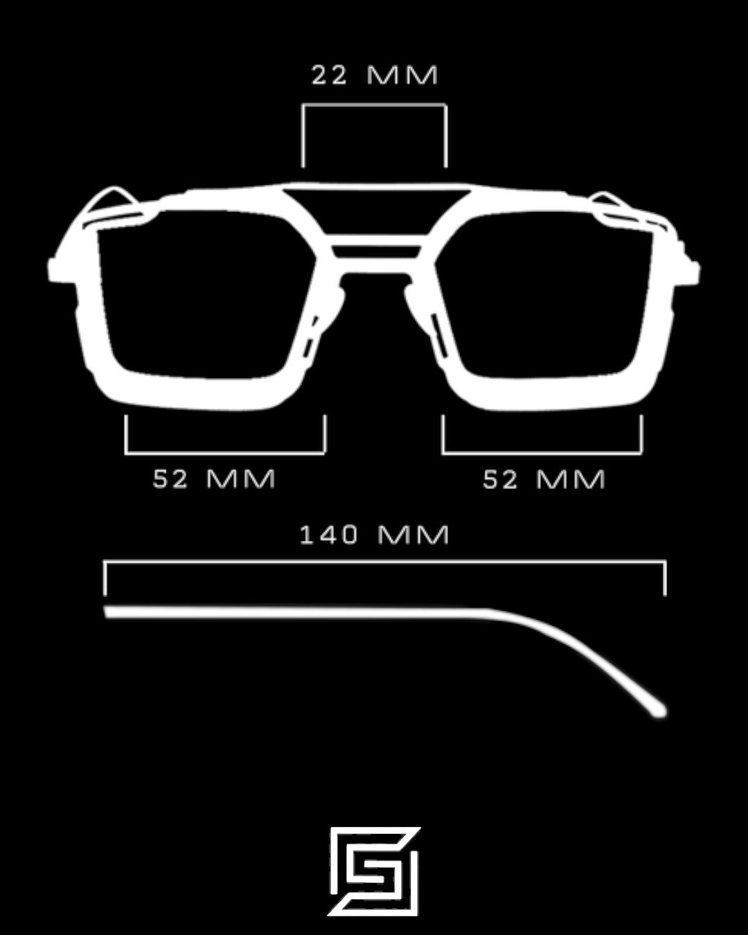 Vysen The Luigi - L1 Black Matte Frame Black Leanses