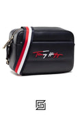 leather DARK BLUE TOMMY HILFIGER BAG DW5 DESERT SKY AW0AW11073