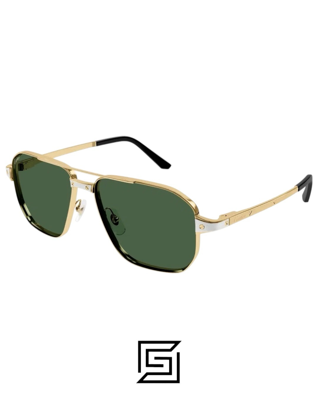 CT0424S - 002 Half Gold Frame G15 Lenses